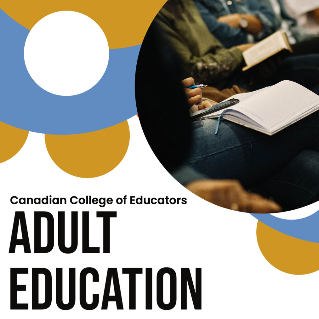 Certificate in Adult Education « Canadian College of Educators